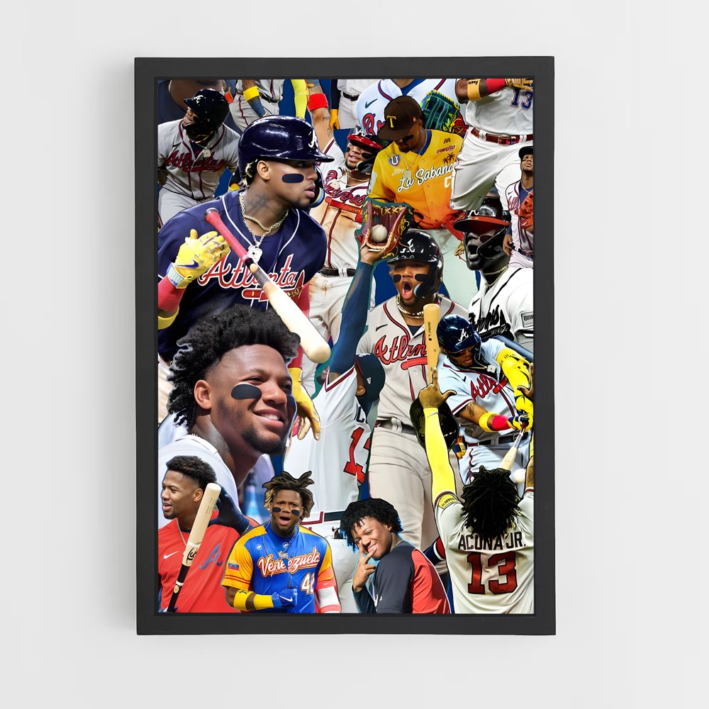 Poster Team Acuña – affiche Baseball (vue 2)